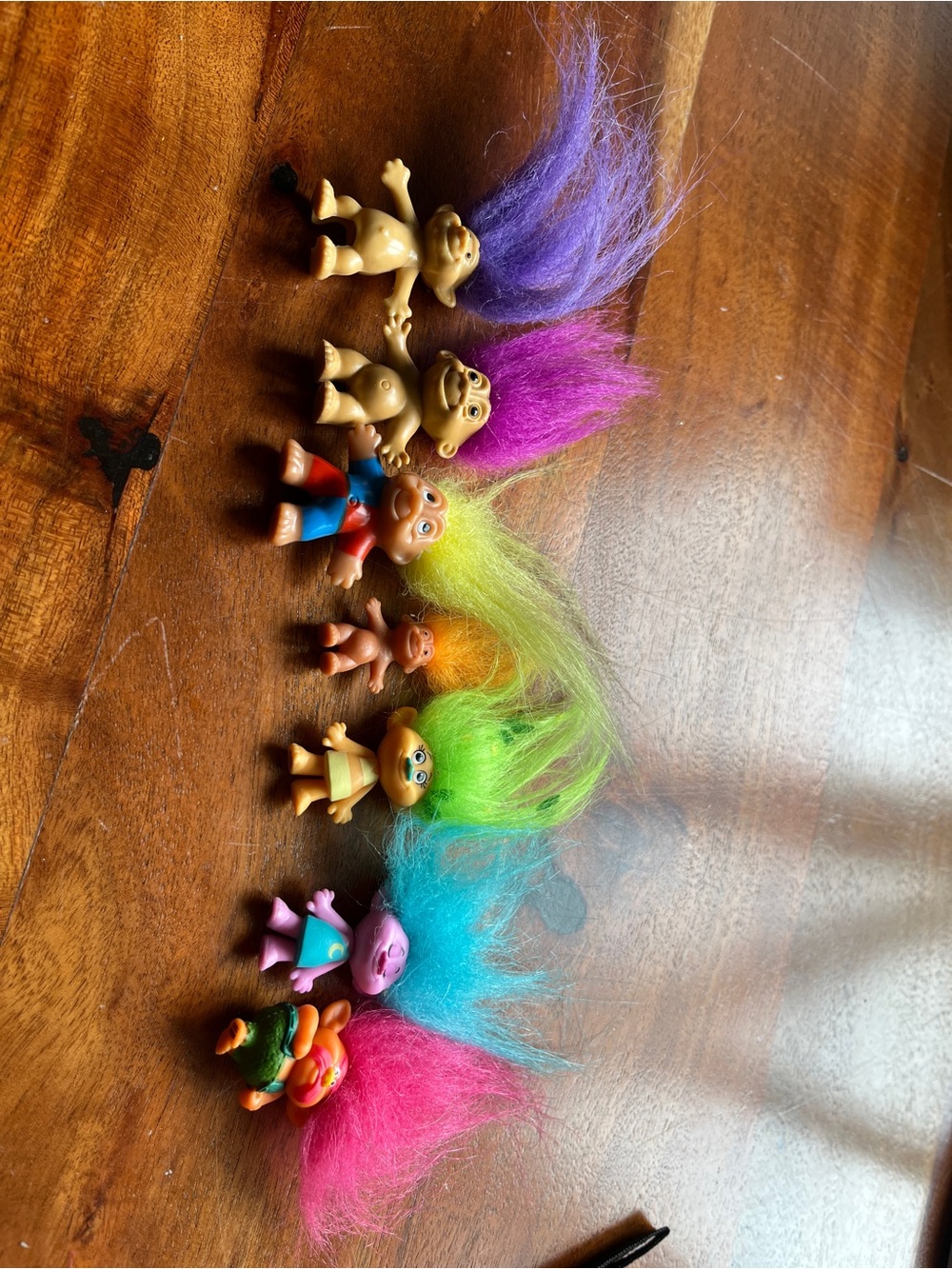Tiny Troll Dolls Lot You Get All 7